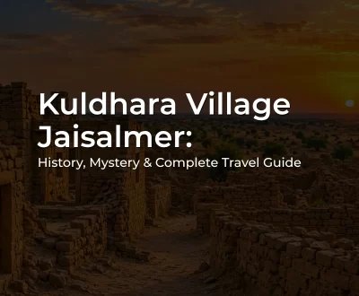 Kuldhara Village Jaisalmer historic ruins and abandoned sandstone houses
