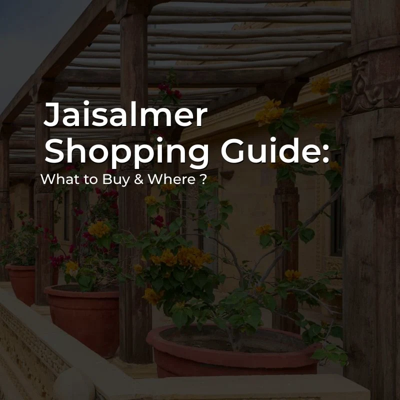 Jaisalmer Shopping Guide 2026 featuring traditional handicrafts, textiles and local market souvenirs