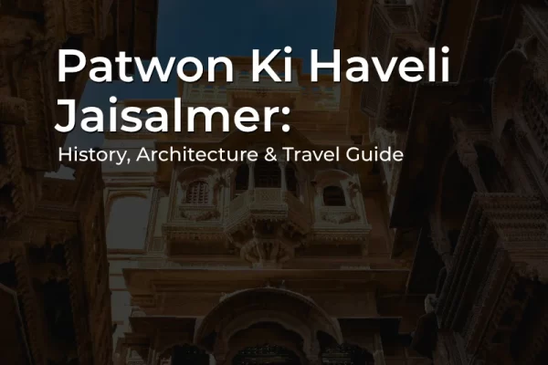 Patwon Ki Haveli Jaisalmer historic golden sandstone architecture and carved balconies