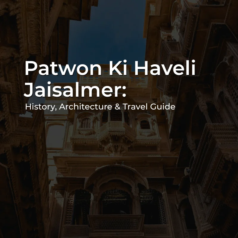 Patwon Ki Haveli Jaisalmer historic golden sandstone architecture and carved balconies